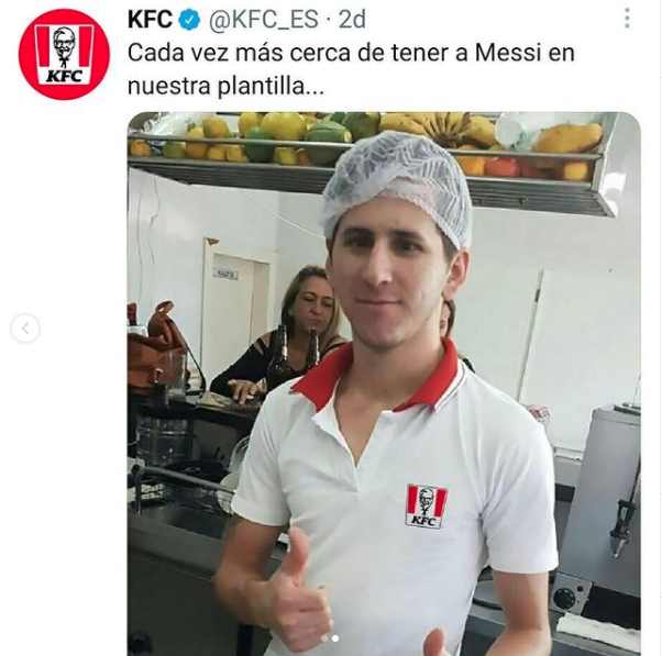 Messi KFC meme